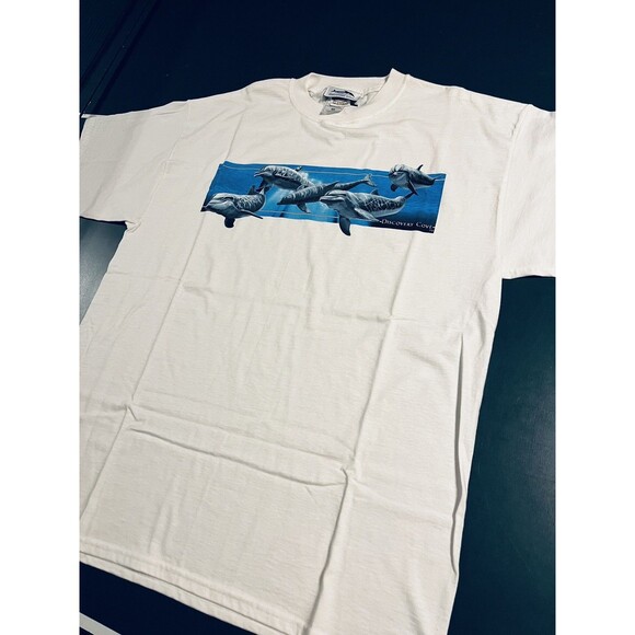 NEW Vintage Discovery Cove Dolphins Theme Park Orlando XL  SeaWorld Florida - Picture 2 of 7